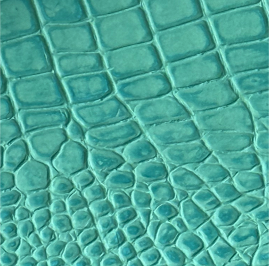 Mintgrün, Krokoprägung